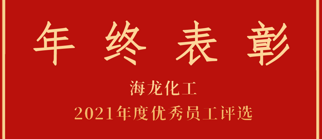 <strong>表彰！海龍化工2021年度優秀員工優秀部門評選</strong>